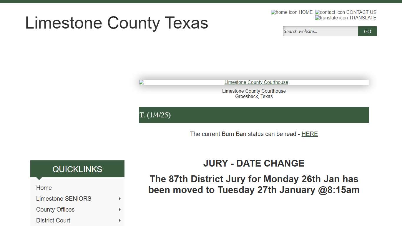 Limestone County, Texas